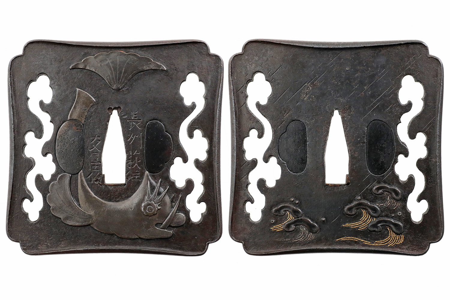 A Choshu signed Tsuba