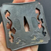 A unique and Heavy Choshu Tsuba by Tomotomi - Image 10