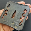 A unique and Heavy Choshu Tsuba by Tomotomi - Image 11