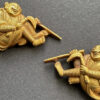 Solid Gold NBTHK Tokubetsu papered Otsuki school Menuki - Image 12