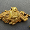 Solid Gold NBTHK Tokubetsu papered Otsuki school Menuki - Image 16