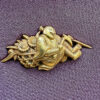 Solid Gold NBTHK Tokubetsu papered Otsuki school Menuki - Image 6