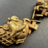 Solid Gold NBTHK Tokubetsu papered Otsuki school Menuki - Image 14