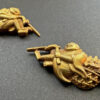 Solid Gold NBTHK Tokubetsu papered Otsuki school Menuki - Image 9